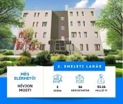 Продается квартира (кирпичная) Nyíregyháza, 44m2