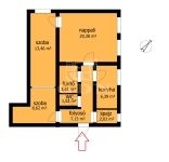 Tiszakeszi Lakás (téglaépítésű)