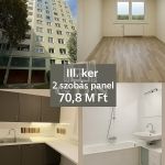 Eladó lakás (panel) Budapest III. kerület, 52m2