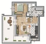 Eladó lakás (téglaépítésű) Zalaegerszeg, 48m2