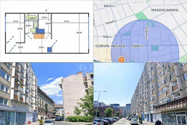 Eladó Budapest VIII. kerület Lakás