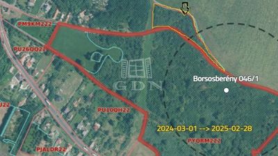 Borsosberény Agricultural area - 3.900.000 HUF